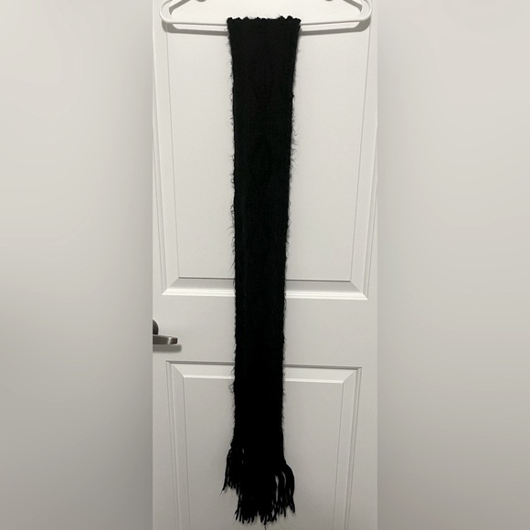 Aldo:  Black Knit Scarf - Picture 2 of 5